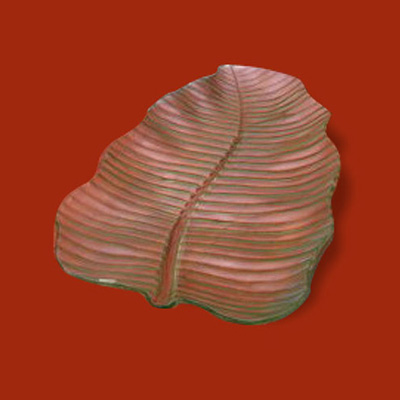 طبق من ورق الموز