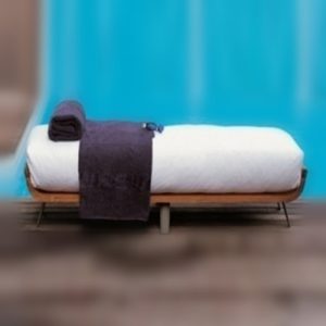 Pool Bench w Cushion
